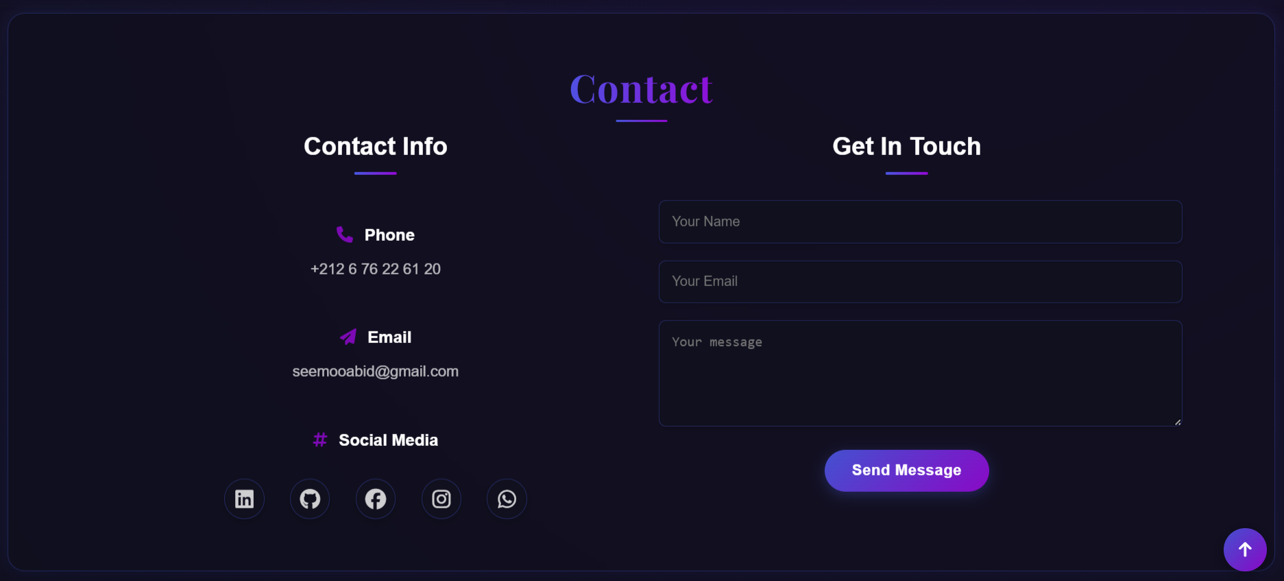 Portfolio Screenshot